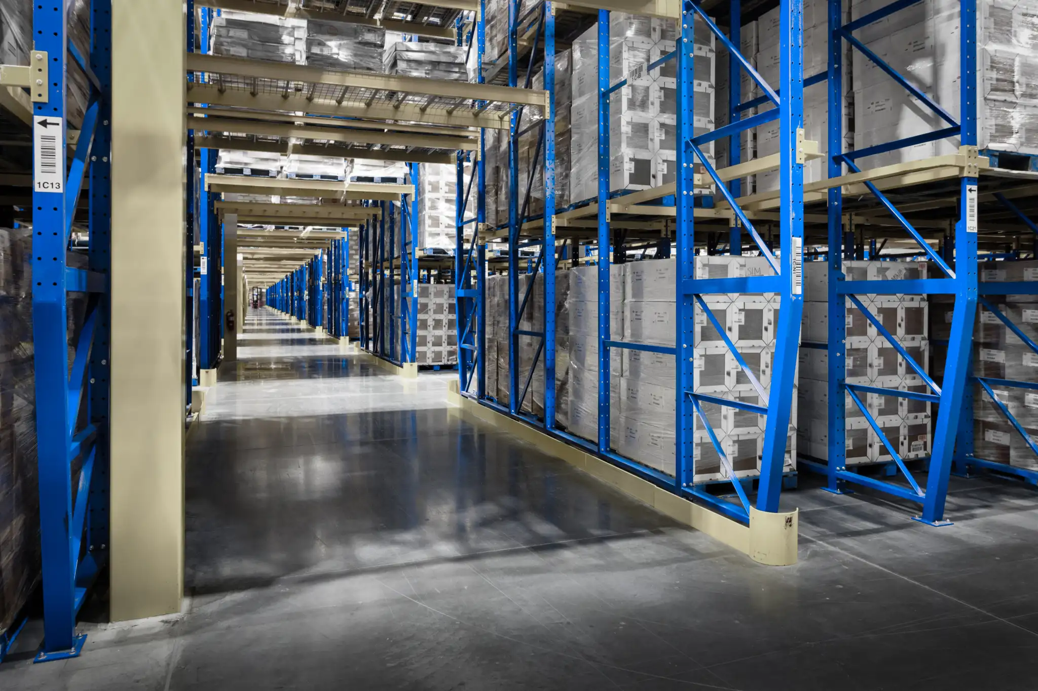 Pallet Racks installed